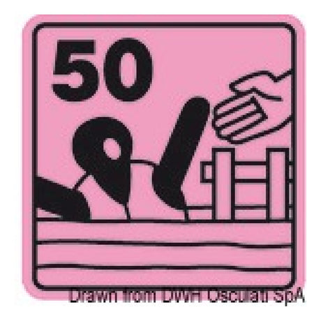 Osculati Dominator Ski Buoyancy Aid - 50 N (EN ISO 12402-5) Yellow 22.473.01