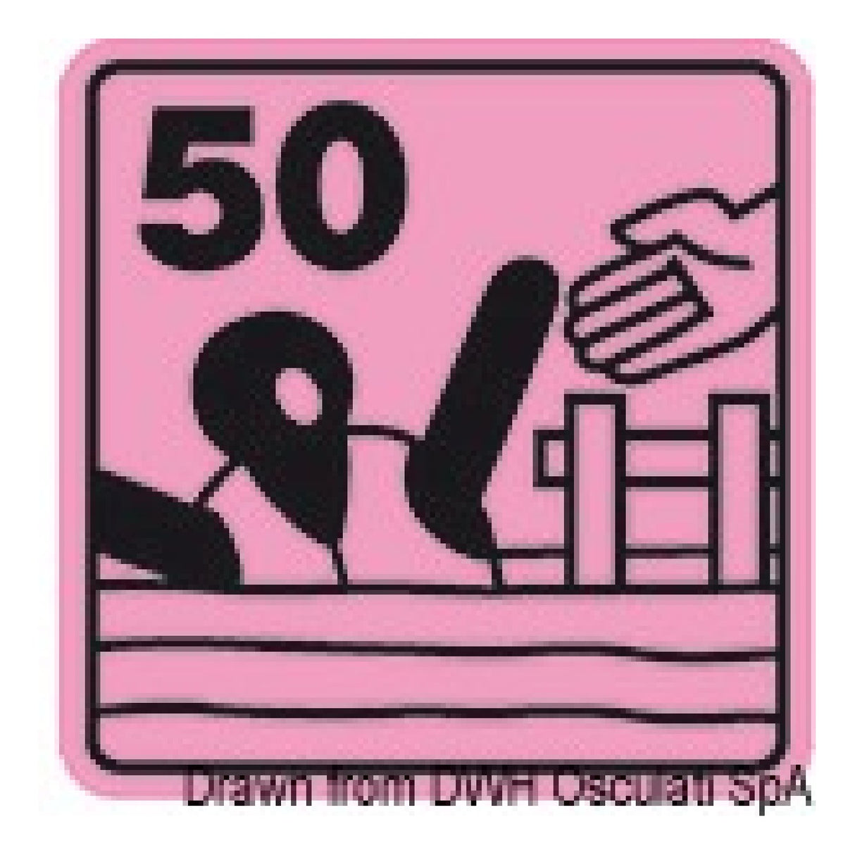 Osculati Dominator Ski Buoyancy Aid - 50 N (EN ISO 12402-5) Red 22.474.01