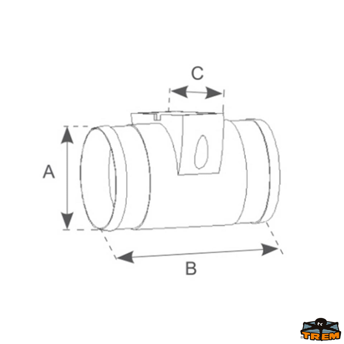 Trem Elettroaspiratore 12V. in lineaA mm 102B mm 204