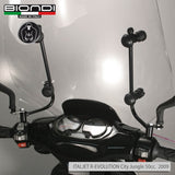 Biondi Parabrezza Pro SYM Megalo AK12 125 cc 2006 Trasparente con Attacchi