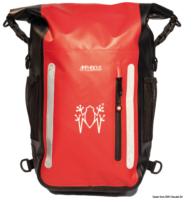 Amphibious Zaino Waterproof Atom II 15 litri rosso