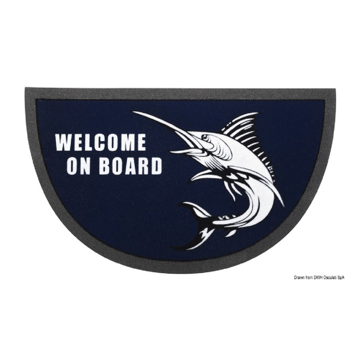 Osculati Rectangular Non-Slip Doormat Size 40x68 cm 23.909.00