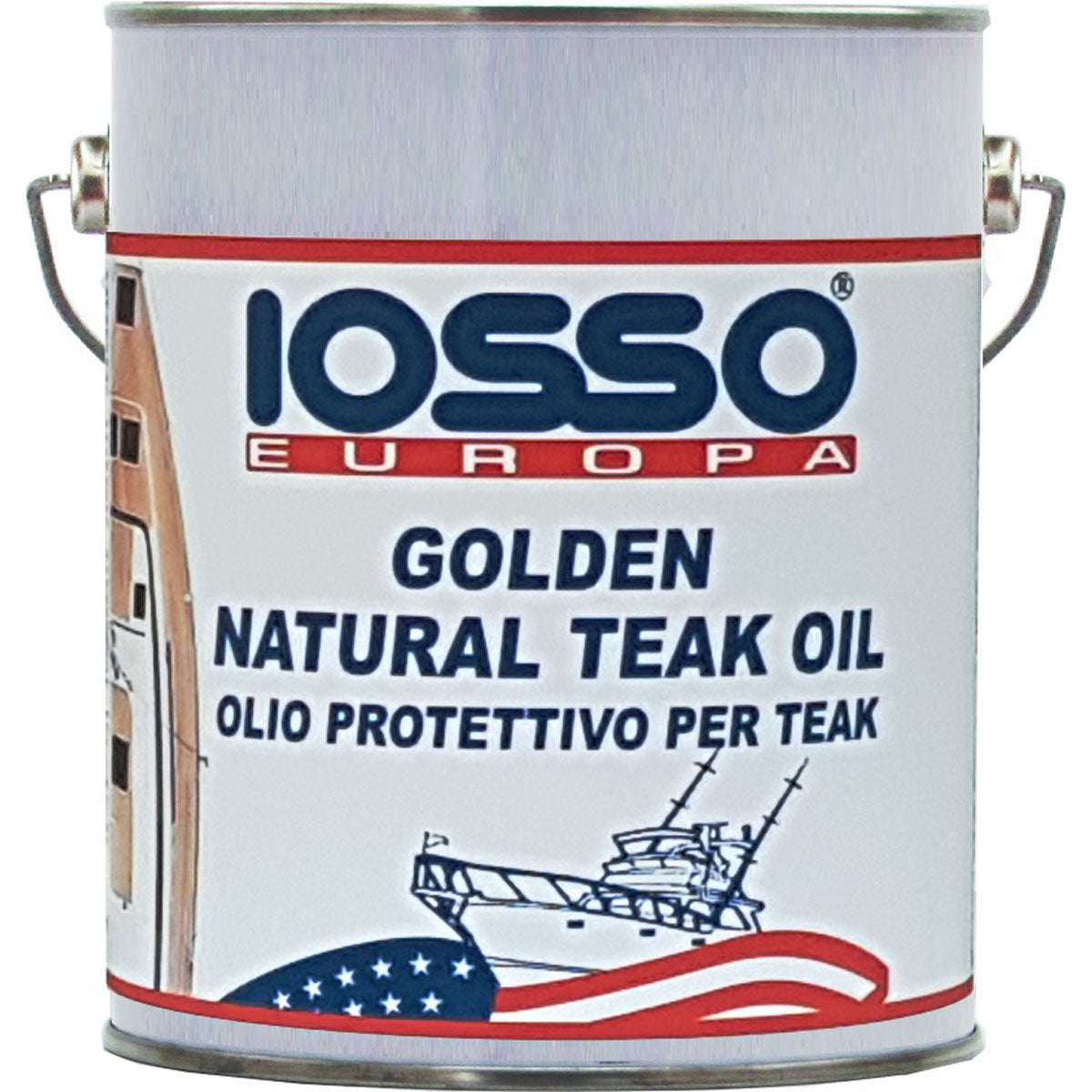 Iosso Olio protettivo per Teak Golden Natural Teak Oil 0,75 Lt