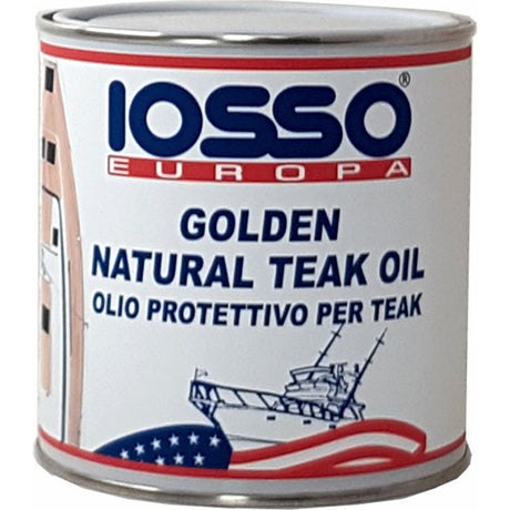 Iosso Olio protettivo per Teak Golden Natural Teak Oil 0,75 Lt