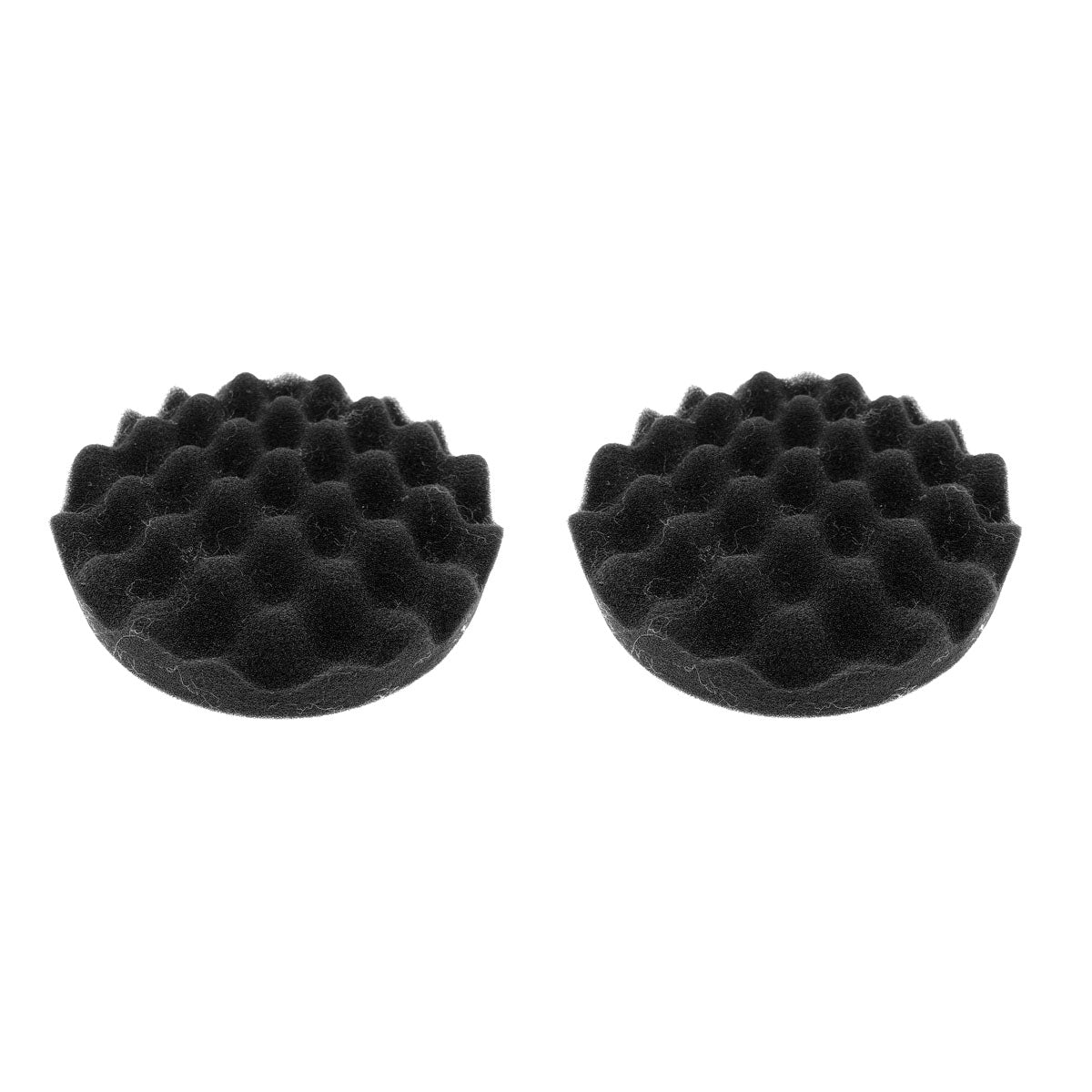 Almohadillas de espuma suave con hoyuelos T-Brite, negras, 2 unidades
