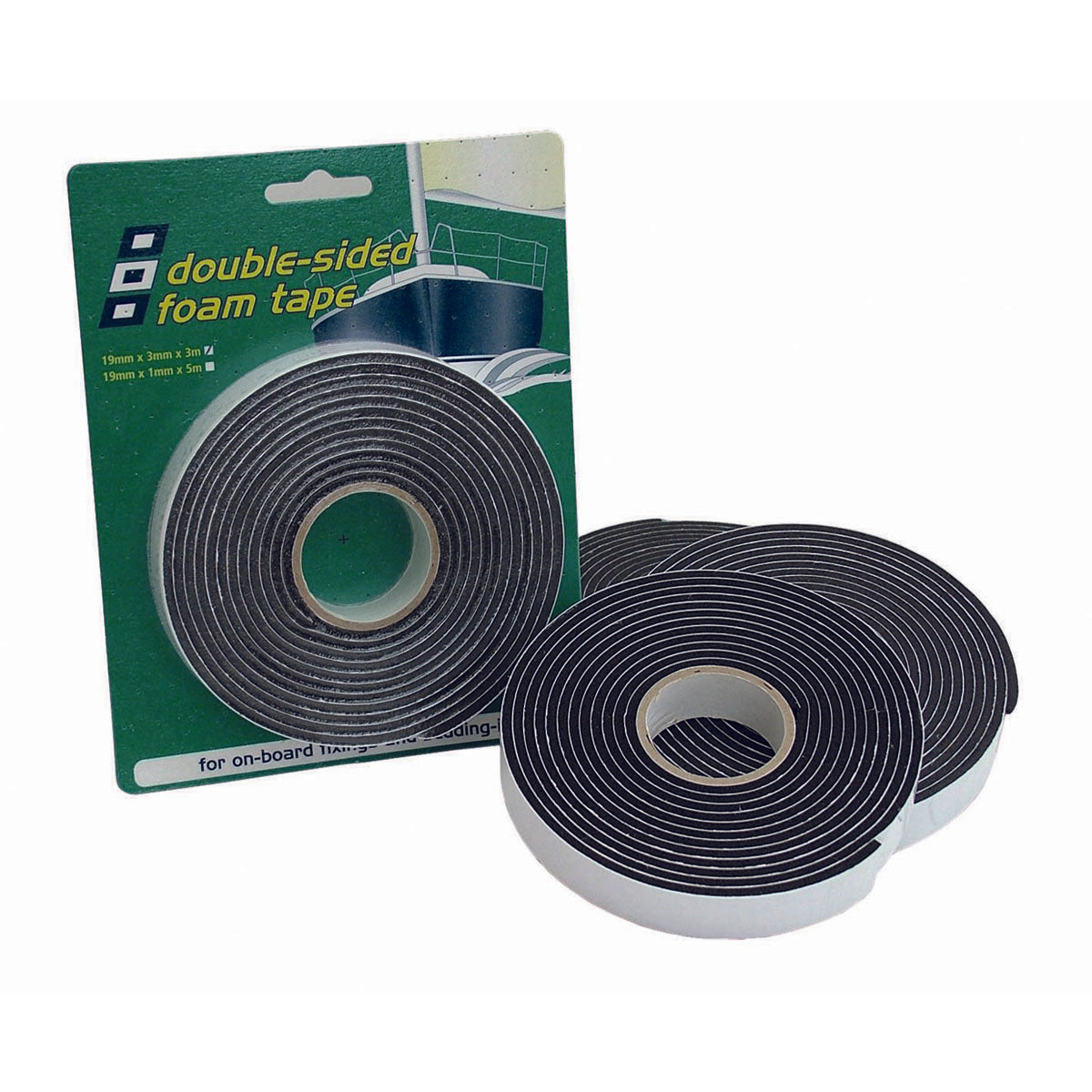 Psp Nastro adesivo PVC espanso morbido per oblo' passi uomo finestrini ecc.H mm 19