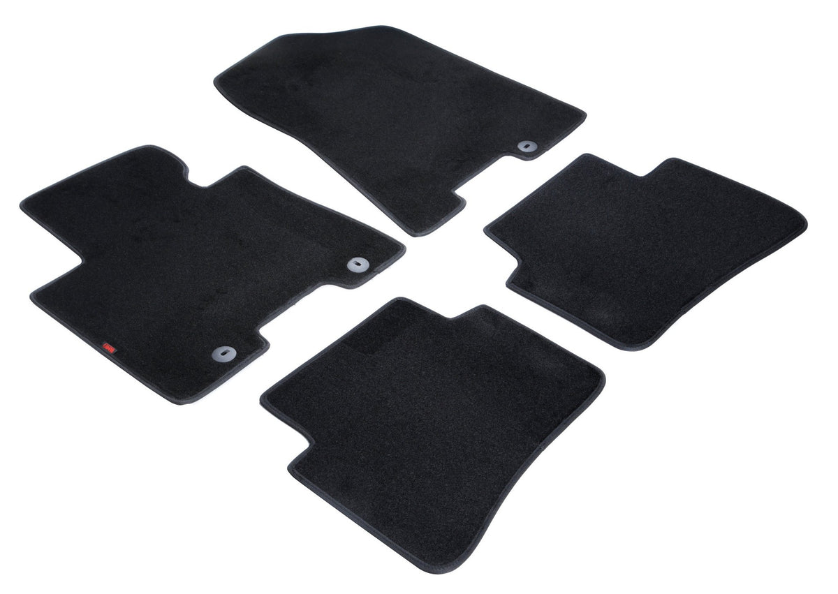 Set tappeti su misura in moquette Nero Kia Sportage (03/16>) fix rettangolare 23248