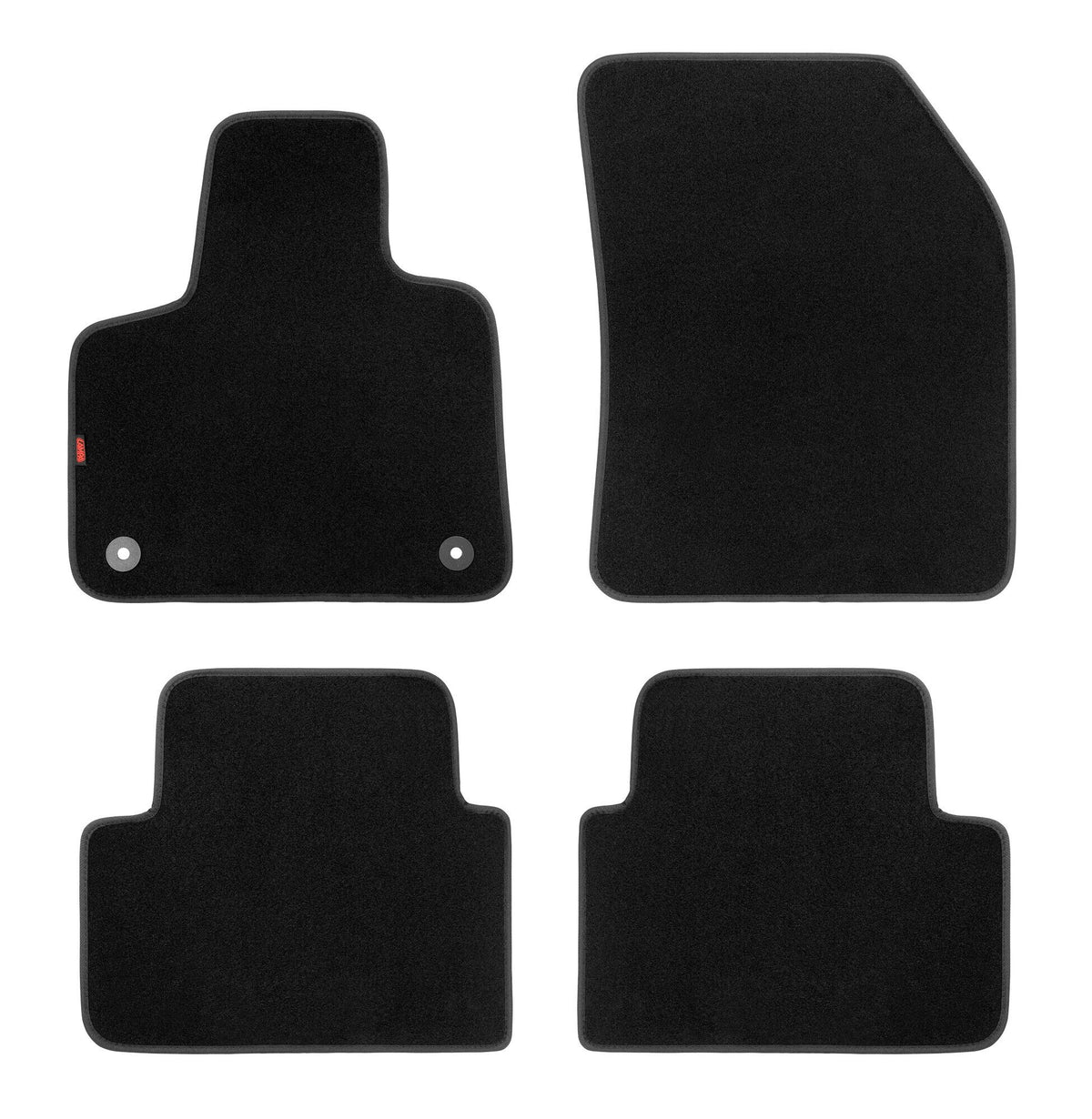 Lampa Set tappeti su misura in moquette - Nero - Citroen C5 Aircross (12/18>) 23305