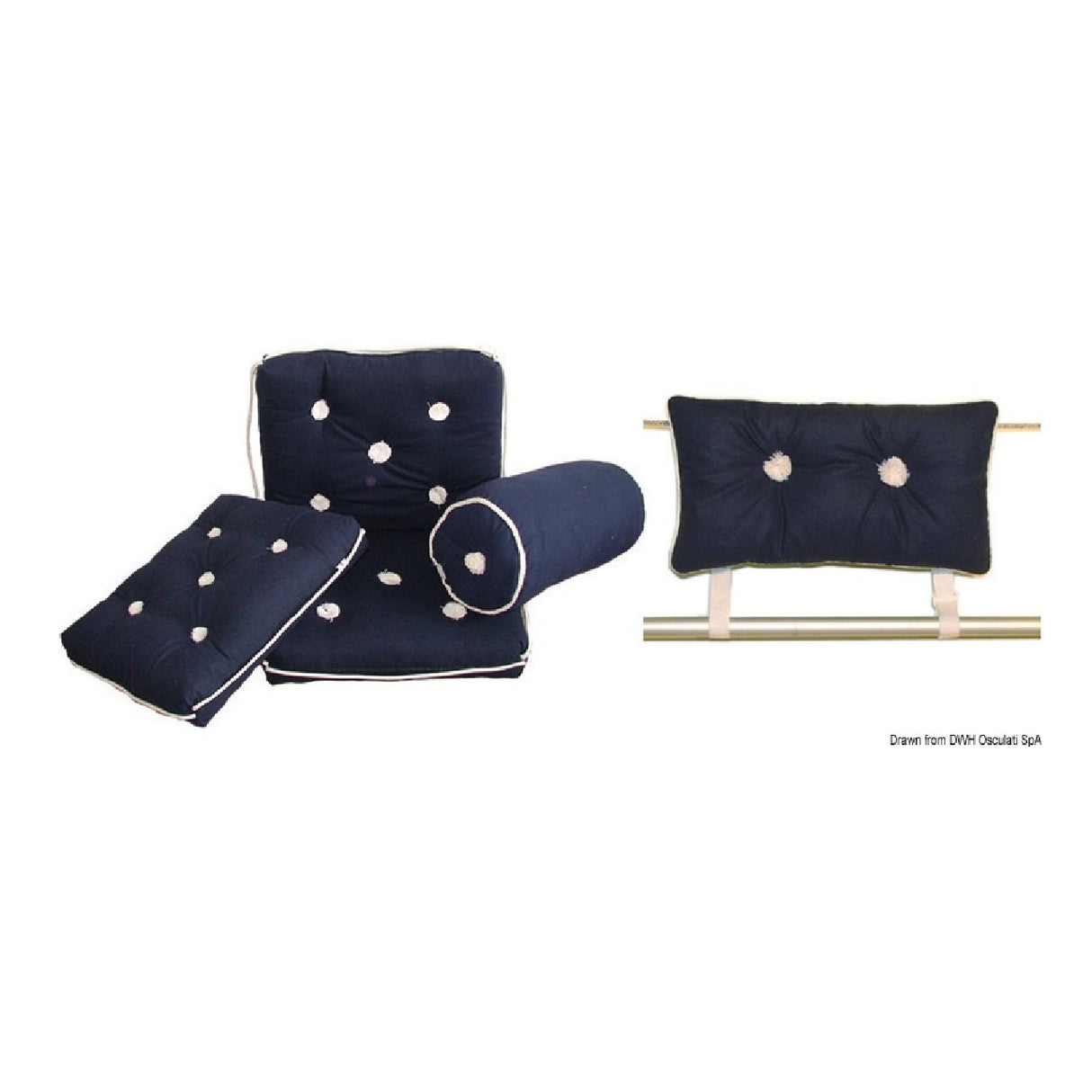 Osculati Simple cotton cushion 24.430.11