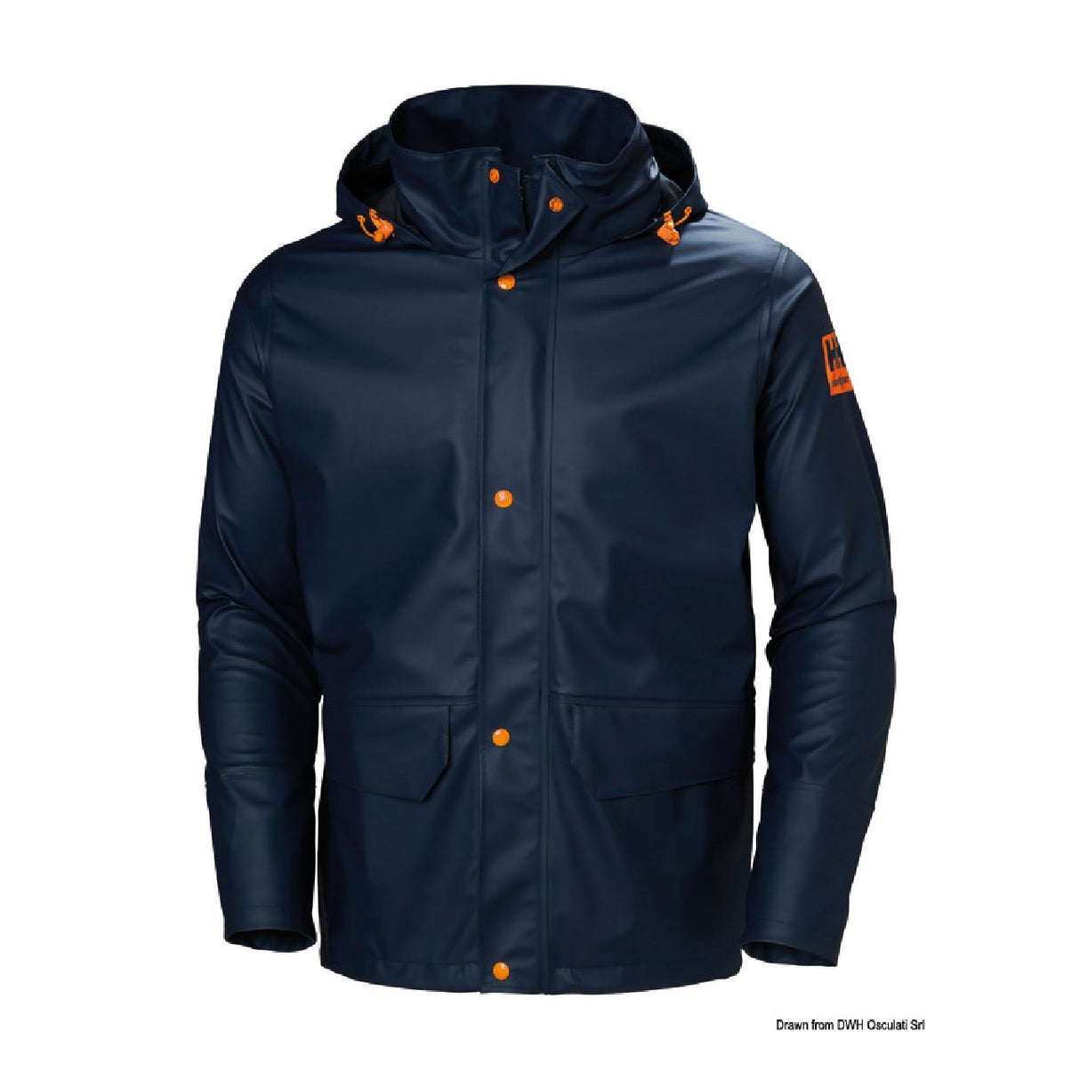 Helly Hansen Gale Rain Jacket Navy - AmerigoStore