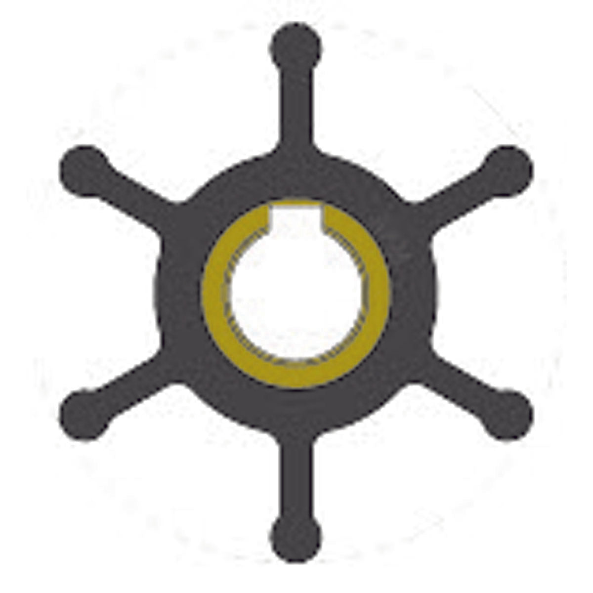 Albin Pumpenlaufrad 51 mm 06-01-007 06-01-007 jo. Jabsco 22799-0001 mm 51x12,7x22H