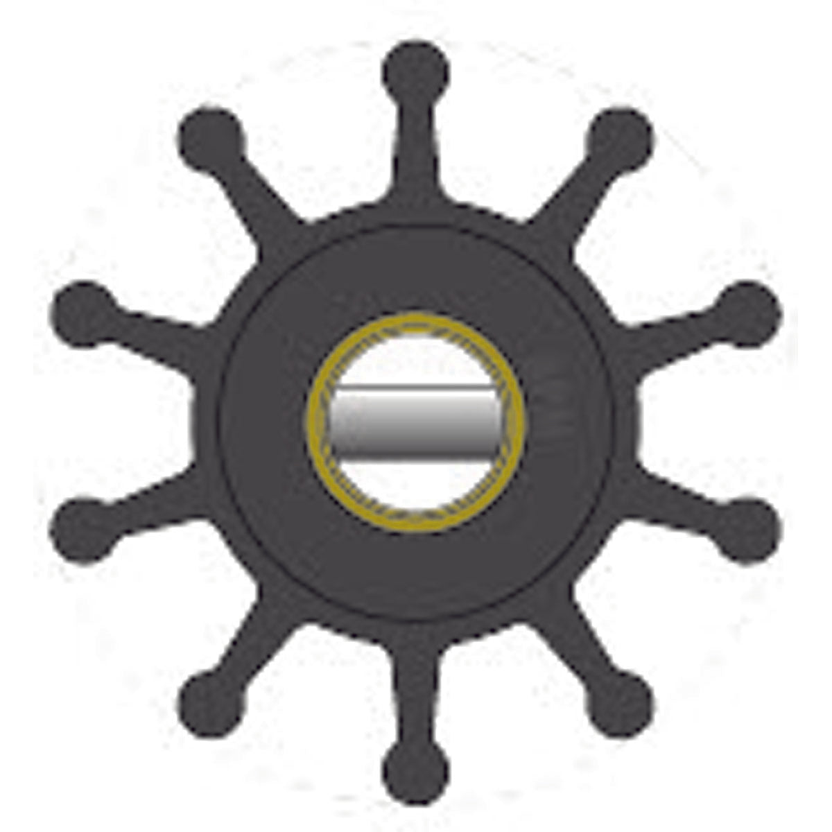 Albin Pumpenlaufrad 51 mm 06-01-010 06-01-010 jo. Jabsco 18653-0001 mm 51x12x22H