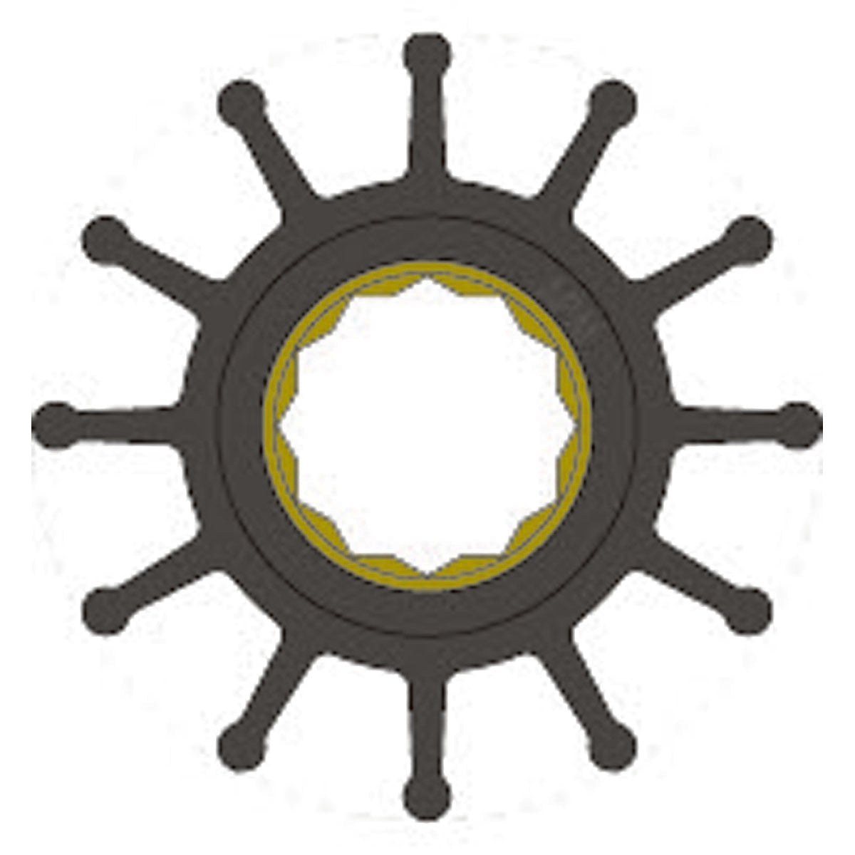 Impulsor de bomba Albin 65,8 mm F75 F7506-01-020 jo. 09-821BT-1 mm65,8Dx25d1x80H