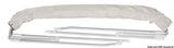 Toldo plegable Osculati 3 arcos 22mm blanco 46.908.20