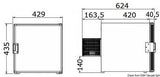 Isotherm Frigorifero/congelatore a pozzetto CRUISE 40 Cubic 40 litri 435x429x420 mm con compressore remoto