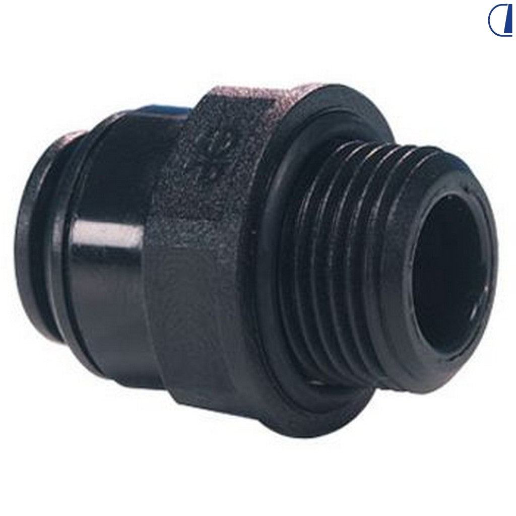 John Guest Terminale dritto a innesto rapido 10 mm filetto maschio BSP 1/2"