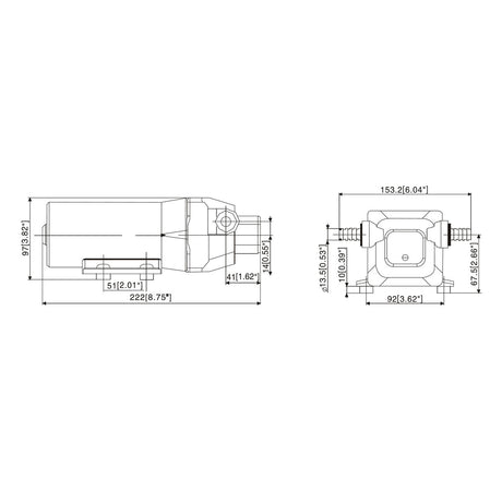 Trem Self-priming autoclave with 4 valves 12V 17 Lt/min