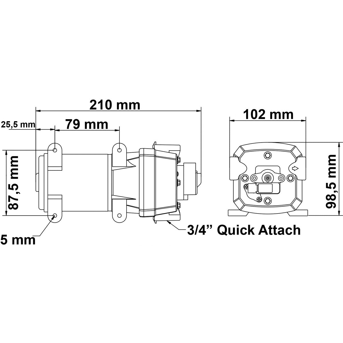 Trem Selbstansaugender 4-Ventil-Autoklav