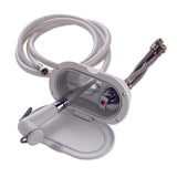 Aqua oval shower box with mixer and push-button shower