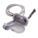 Oval Shower Enclosure with Mixer and Button - 4m TREM Hose