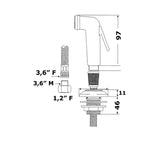 Aqua Shower hose kitHose mt. 2.5