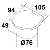 Aqua Box doccia AISI 316 con rubinetto miscelatore