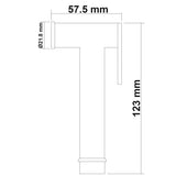 Aqua Duschanschluss 1/2'' Außengewinde