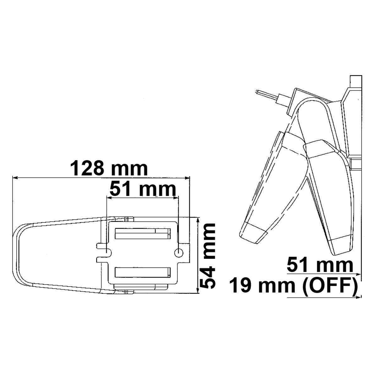 Trem Interruttore automatico per pompe di sentina Volts 12-24 Portata ma 12V