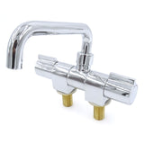 Aqua Folding Tap Cold/Hot Water Deep Spout