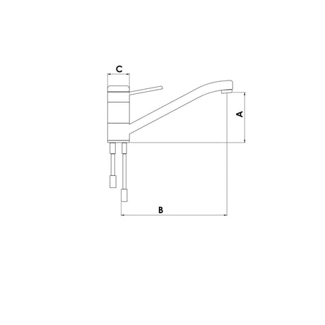 Aqua Miscelatore monocomando quadro