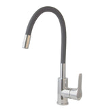 Aqua Mixer Tap with Flexible Spout for Kitchen Sink, Grey