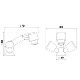 Aqua Faucet with Pull-Out Shower