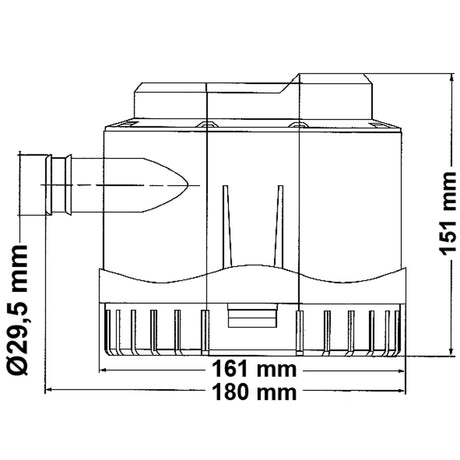 Trem Pompe di sentina automatica 2000GPH Ampere 15