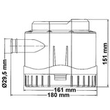 Trem Pompe di sentina automatica 1500GPH Ampere 9