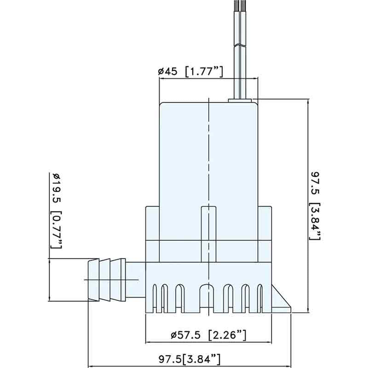 Tmc Pompa ad immersione Storm 300 Volts 12