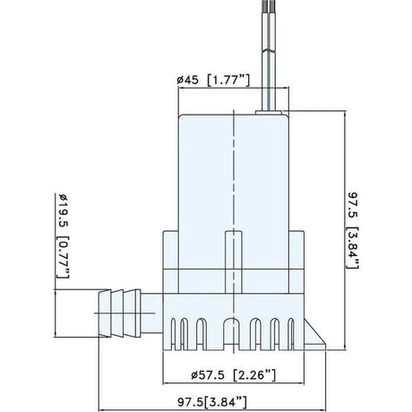 Tmc Pompa ad immersione Storm 300 Volts 12