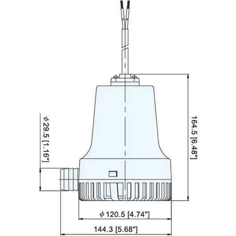 Tmc Pompa ad immersione 5700 Lt./H