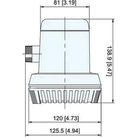 Tmc Pompa ad immersione automatica Volts 12