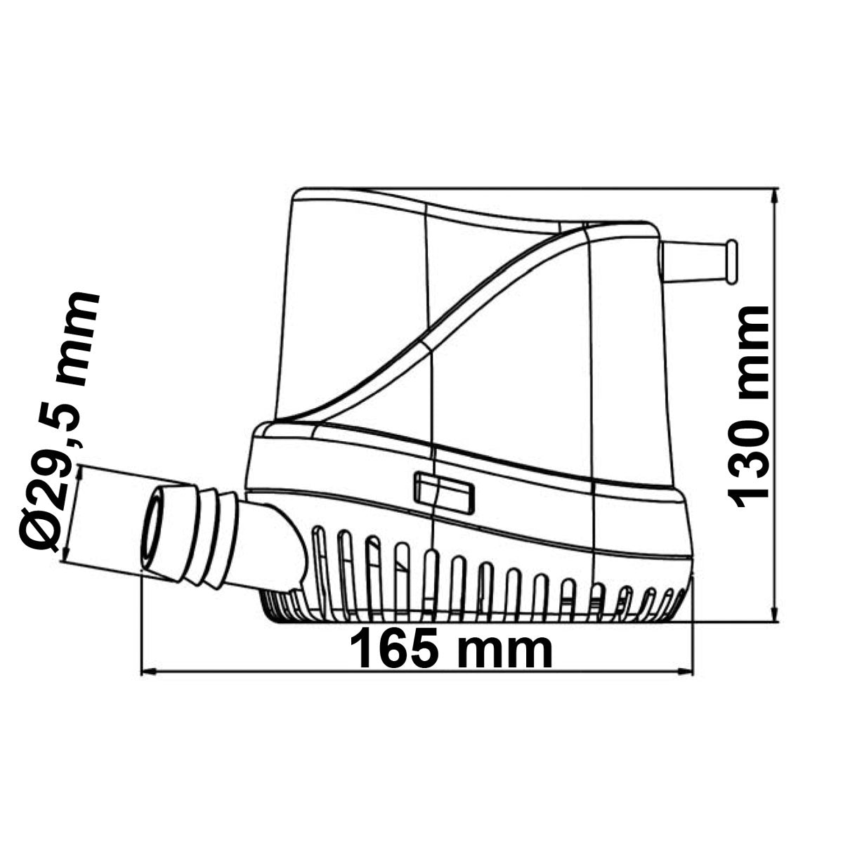 Tmc Pompa ad immersione Volts 12Lt./h 3786