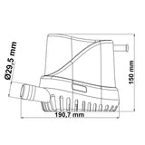 Tmc Pompa ad immersione Volts 12Lt./h 5676