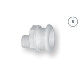 Trem Wasserablaufstutzen, Innendurchmesser 42 mm, Länge 85 mm, mit Schlauchhalter