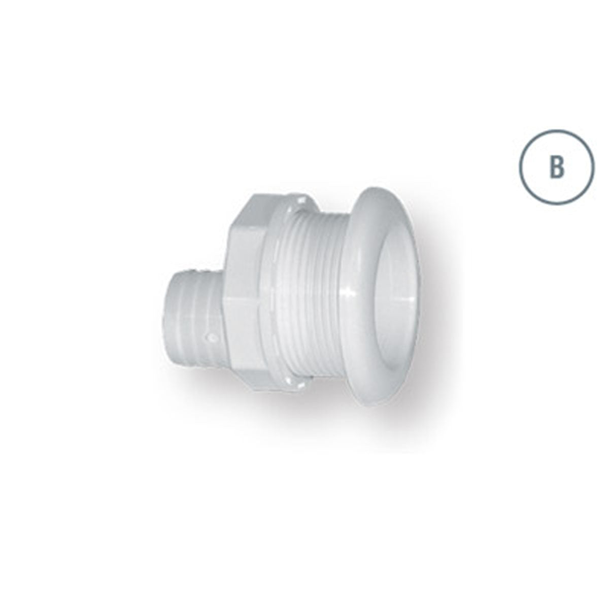 Trem Wasserablaufstutzen Innendurchmesser 42 mm Länge 85 mm ohne Schlauchhalter