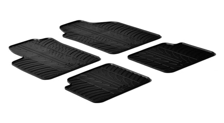 Tappetini gomma Abarth 500 07/08>05/16 500C 06/10>05/16 595 06/16> 24343