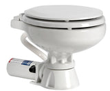 Osculati Super Compact Elektrische Toilette mit Holzsitz 50.205.13