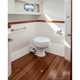 Osculati Super Compact Elektrische Toilette mit Holzsitz 50.205.13