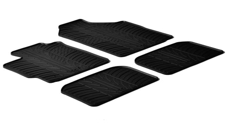 Tappetini gomma Toyota Urban Cruiser 05/09>09/14 Yaris 3p 01/06>09/11 24386