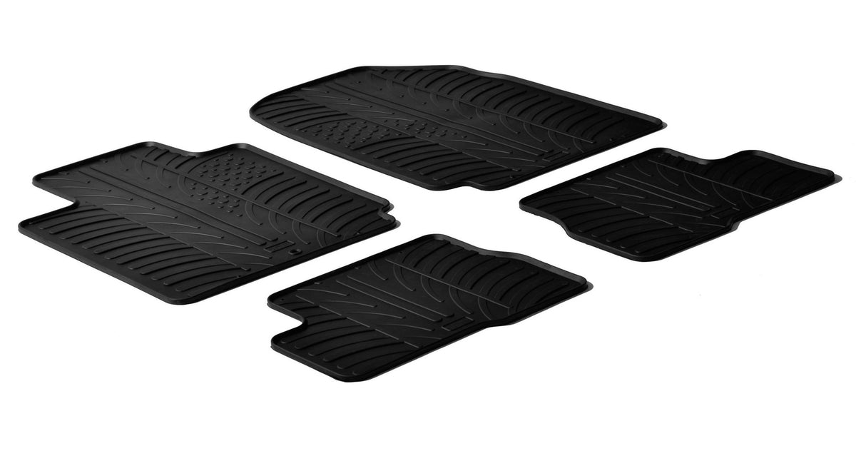 Set tappeti gomma Nissan Micra 3p (01/03>10/10) Nissan Micra 5p (01/03>10/10) 24412