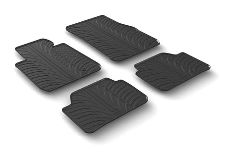 Set tappeti gomma Bmw Serie 1 F20 09/11>06/19 Bmw Serie 1 F21 07/12>09/19 24434