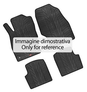 Tappetini gomma Mercedes E 4p 07/16>08/20 E sw 12/16>08/20 E 4p 09/20> 24558