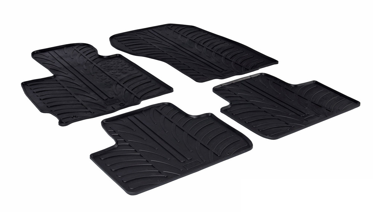 Set tappeti gomma Citroen C4 Aircross (04/12>12/17) Mitsubishi ASX (07/10>12/12) 24609